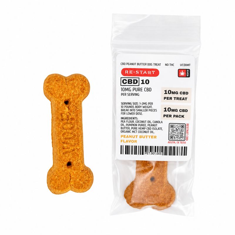 Pet CBD Calming Dog Treats NO THC 10MG 1-ct