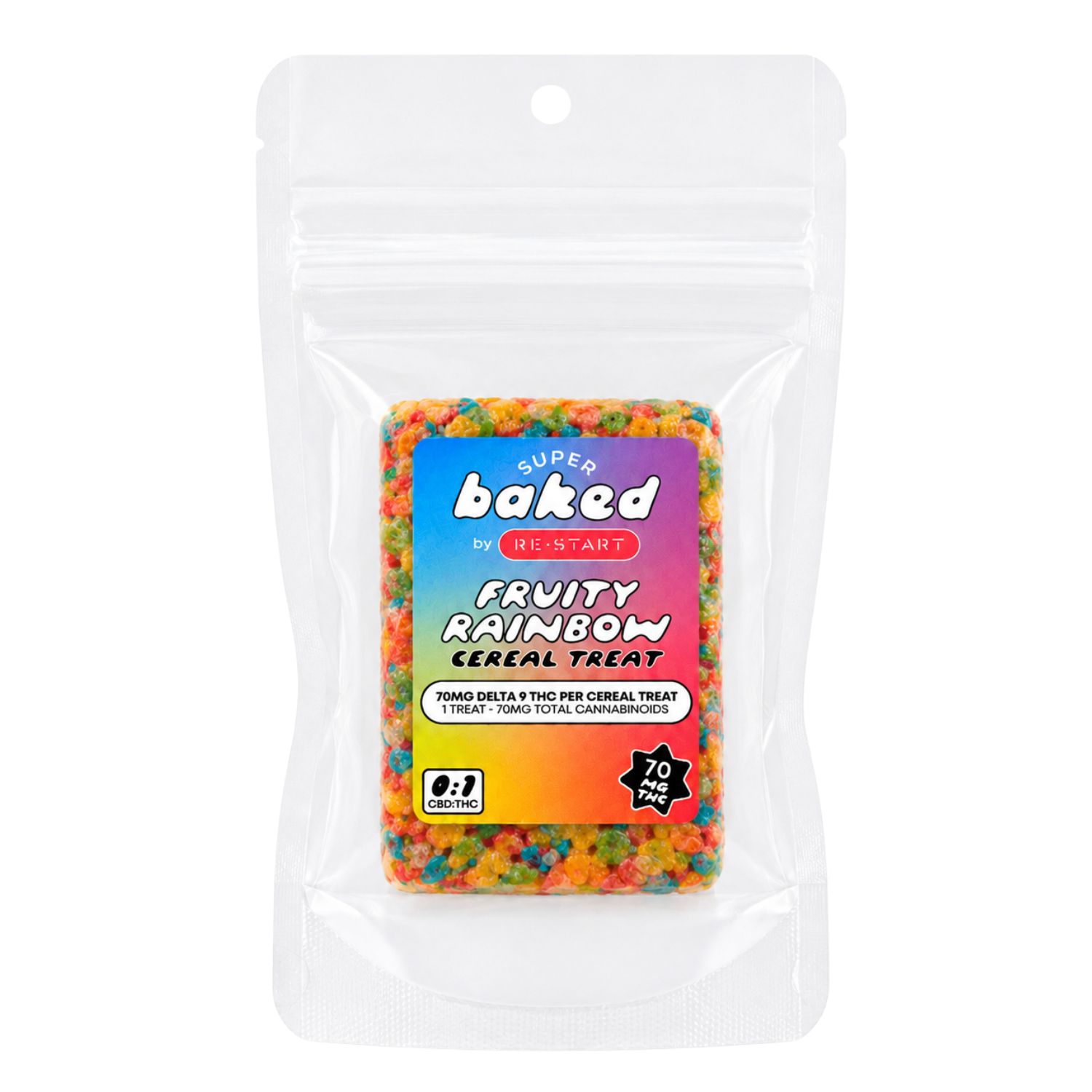 Delta 9 THC Fruity Rainbow Cereal Treats