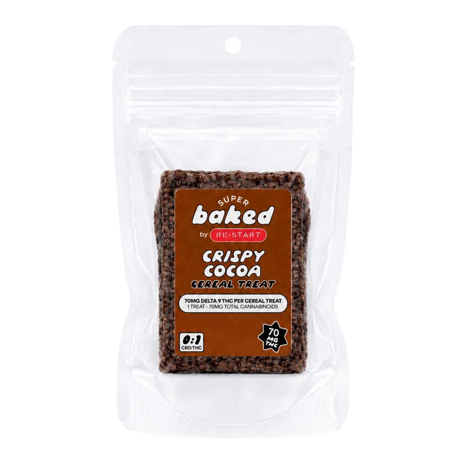 Delta 9 THC Crispy Cocoa Cereal Treat