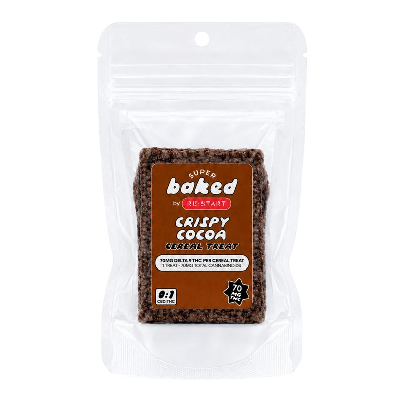Delta 9 THC Crispy Cocoa Cereal Treat