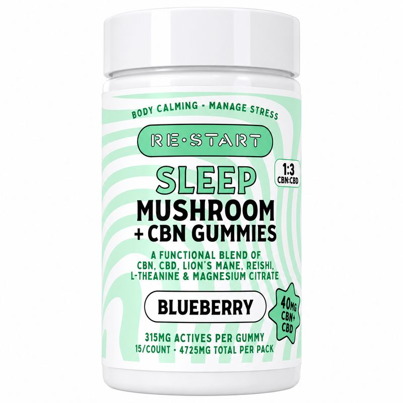 40MG CBN:CBD Sleep Mushroom Gummies