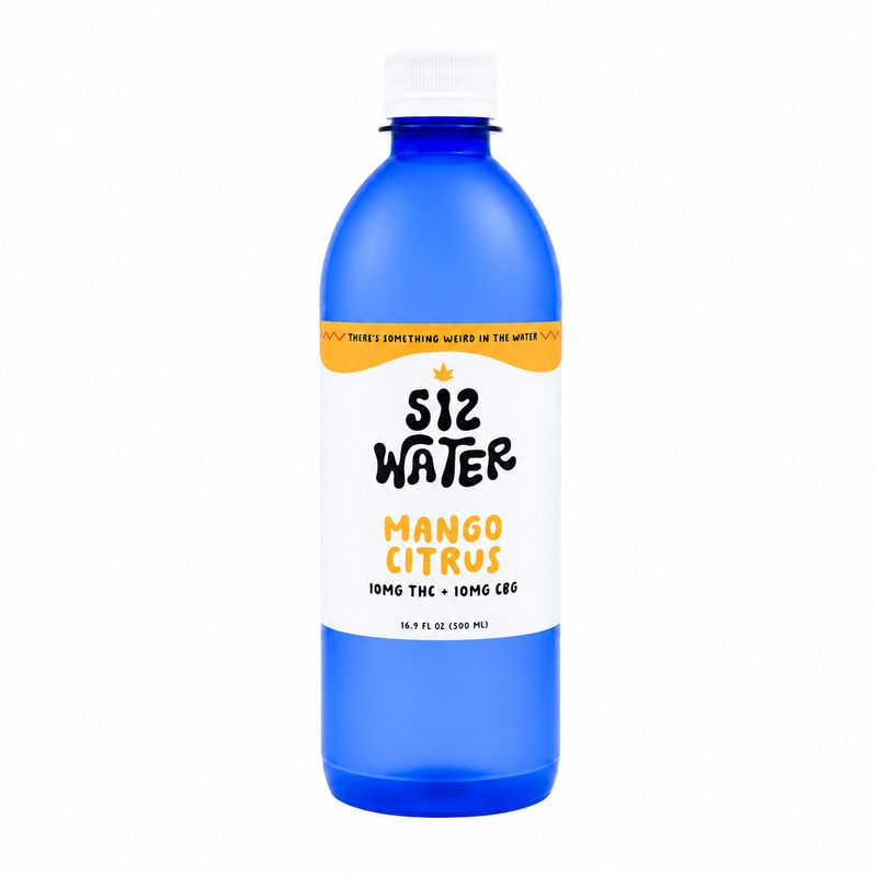 THC CBG Water 20MG Mango Citrus Sugar-Free (1:1)