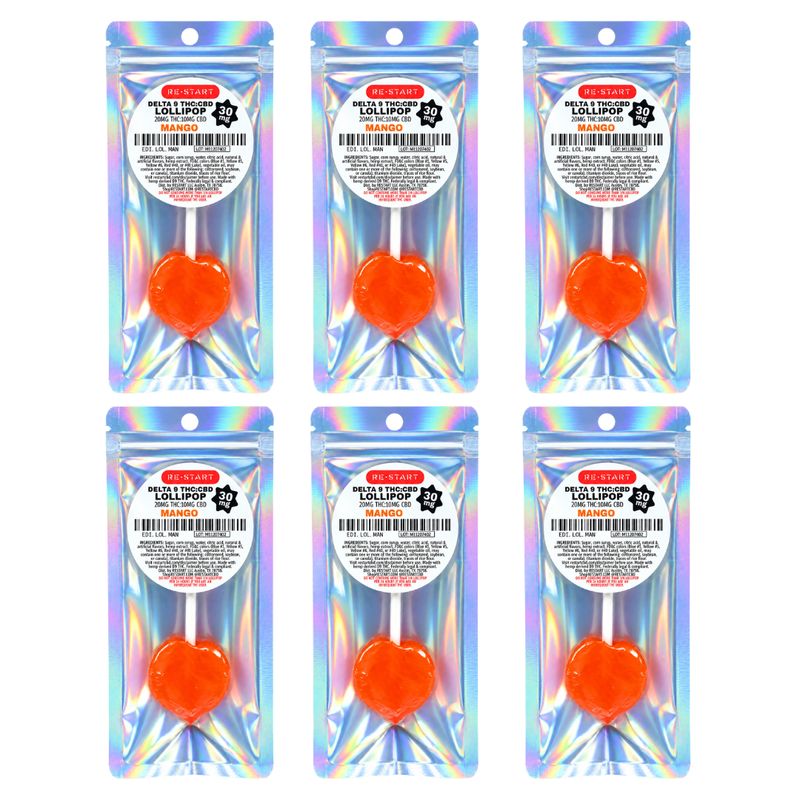 30MG THC:CBD Lollipop - Mango