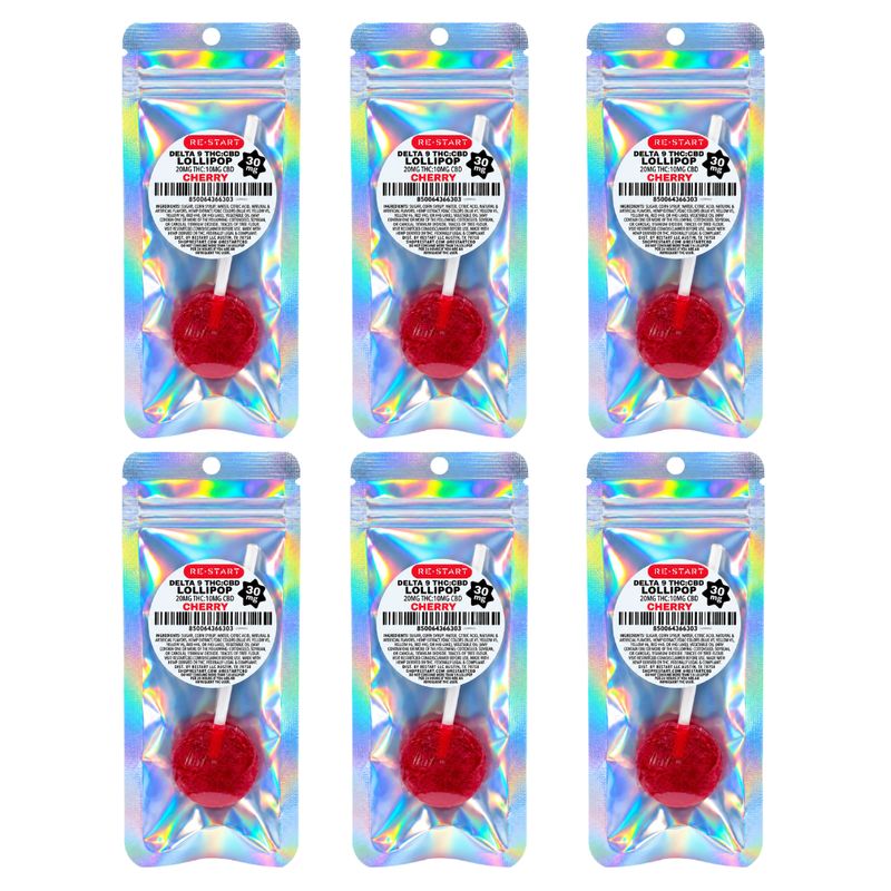30MG THC:CBD Lollipop - Cherry