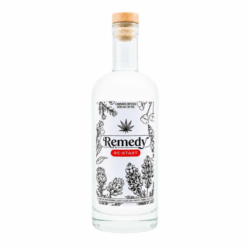 RESTART Remedy THC 10MG Infused Beverage  Unflavored No Sugar 750mL (16 servings)