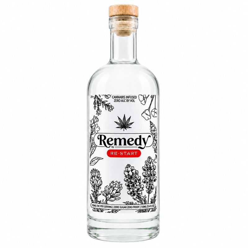 RESTART Remedy 10MG THC Infused Spirit - Unflavored / No Sugar 750mL