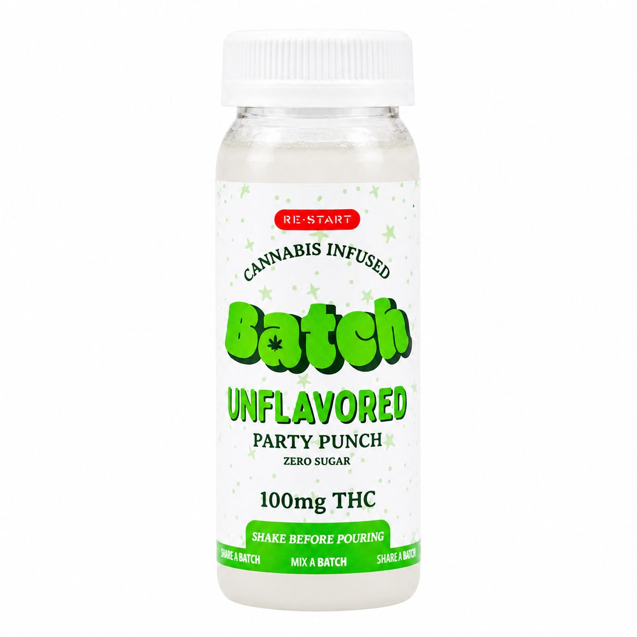RESTART Batch 100mg Delta 9 THC Drink 4oz Unflavored