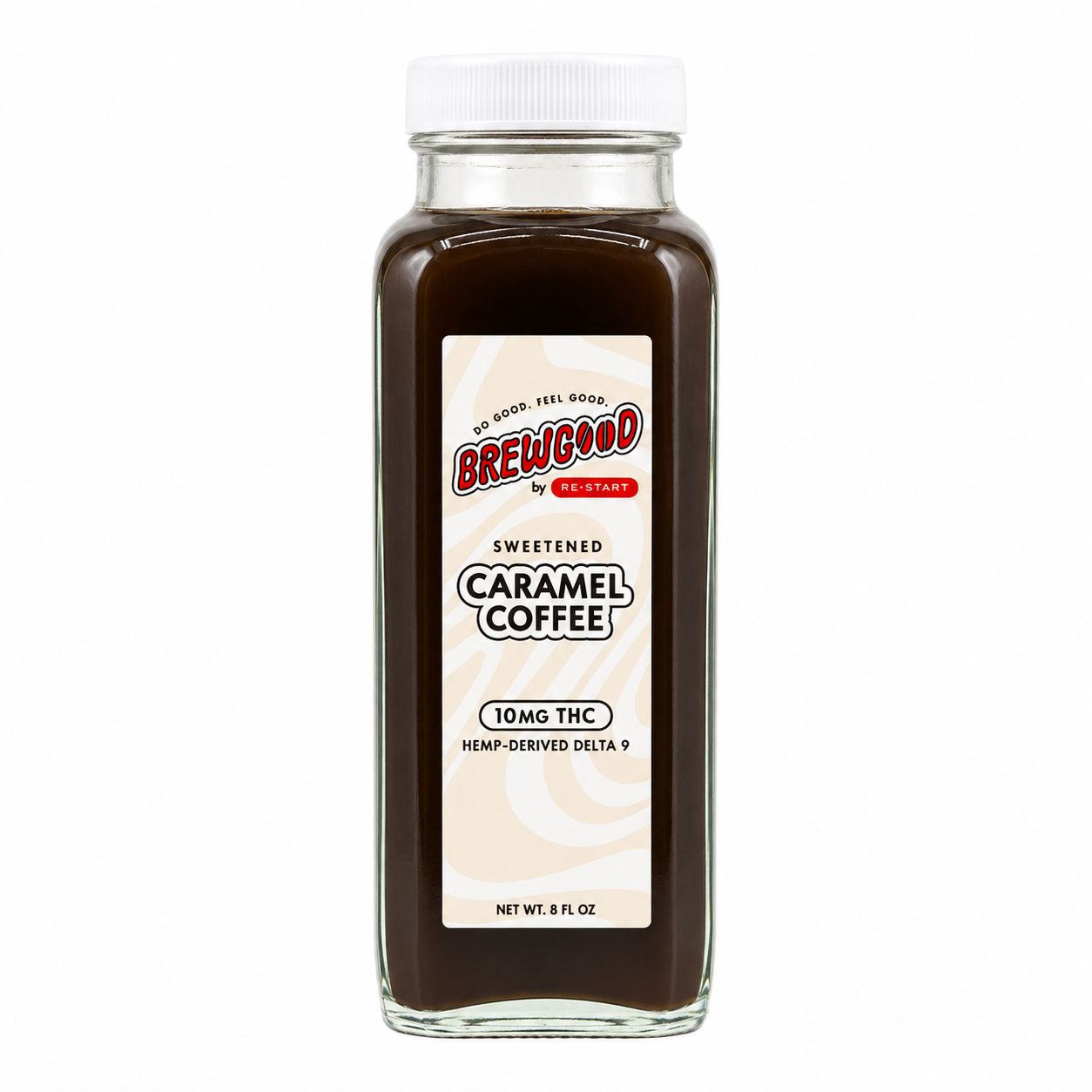 Brewgood Delta 9 THC Infused Caramel Coffee 10mg 8oz