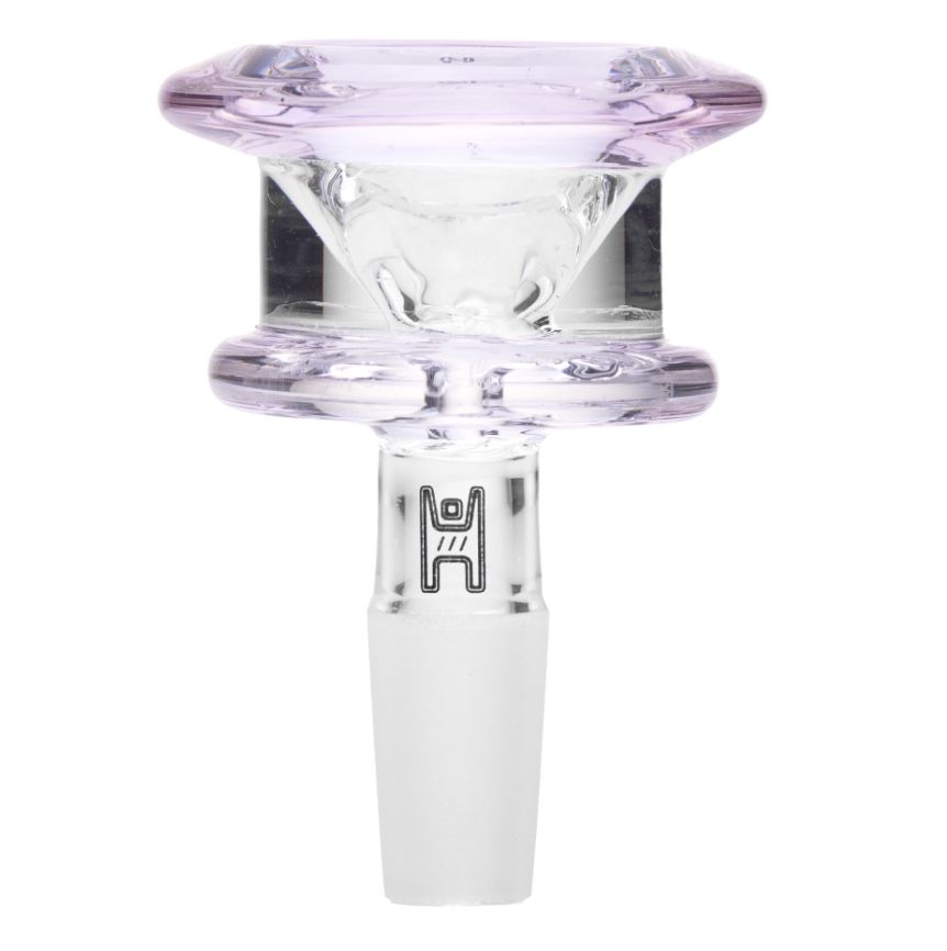 Human Grade Bulb Bowl - 14mm “ATX Only, Color: Pink