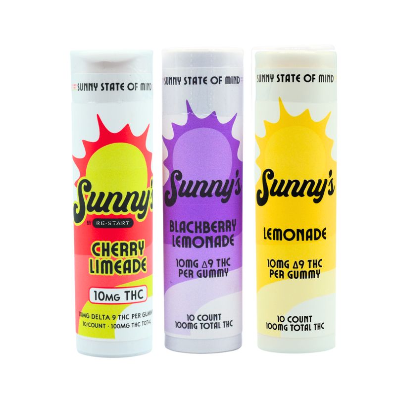 Sunny’s Delta 9 THC 10MG Gummies Bundle 3-pk (Save $10)