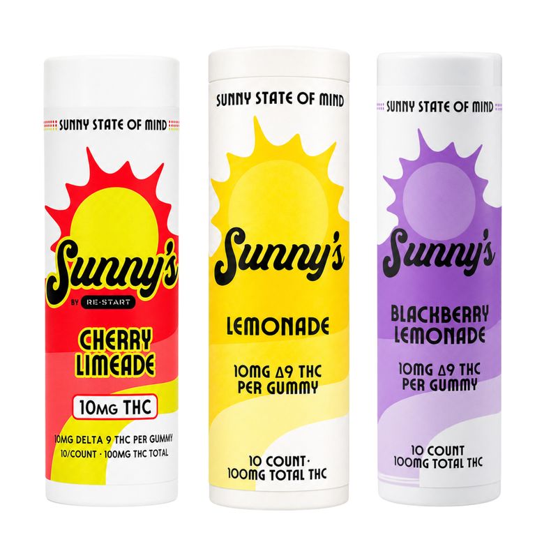 Sunny’s Delta 9 THC 10MG Gummies Bundle 3-pk