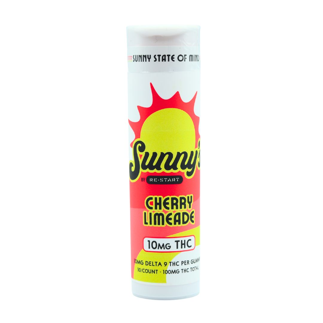 Sunny’s Delta 9 THC 10mg Cherry Limeade Gummies Sunny’s Delta 9 THC 10mg Cherry Limeade Gummies, Count: 10-count