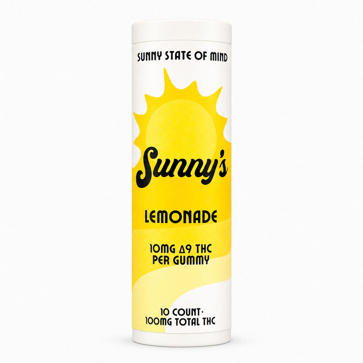 Sunny's Delta 9 THC 10MG Gummies Lemonade, Count: 10-count