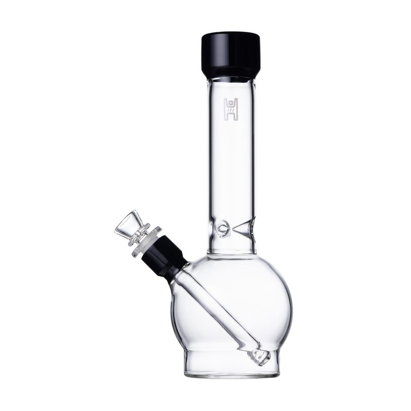 Human Grade 12” Ball Bong Clear/Black *ATX Only