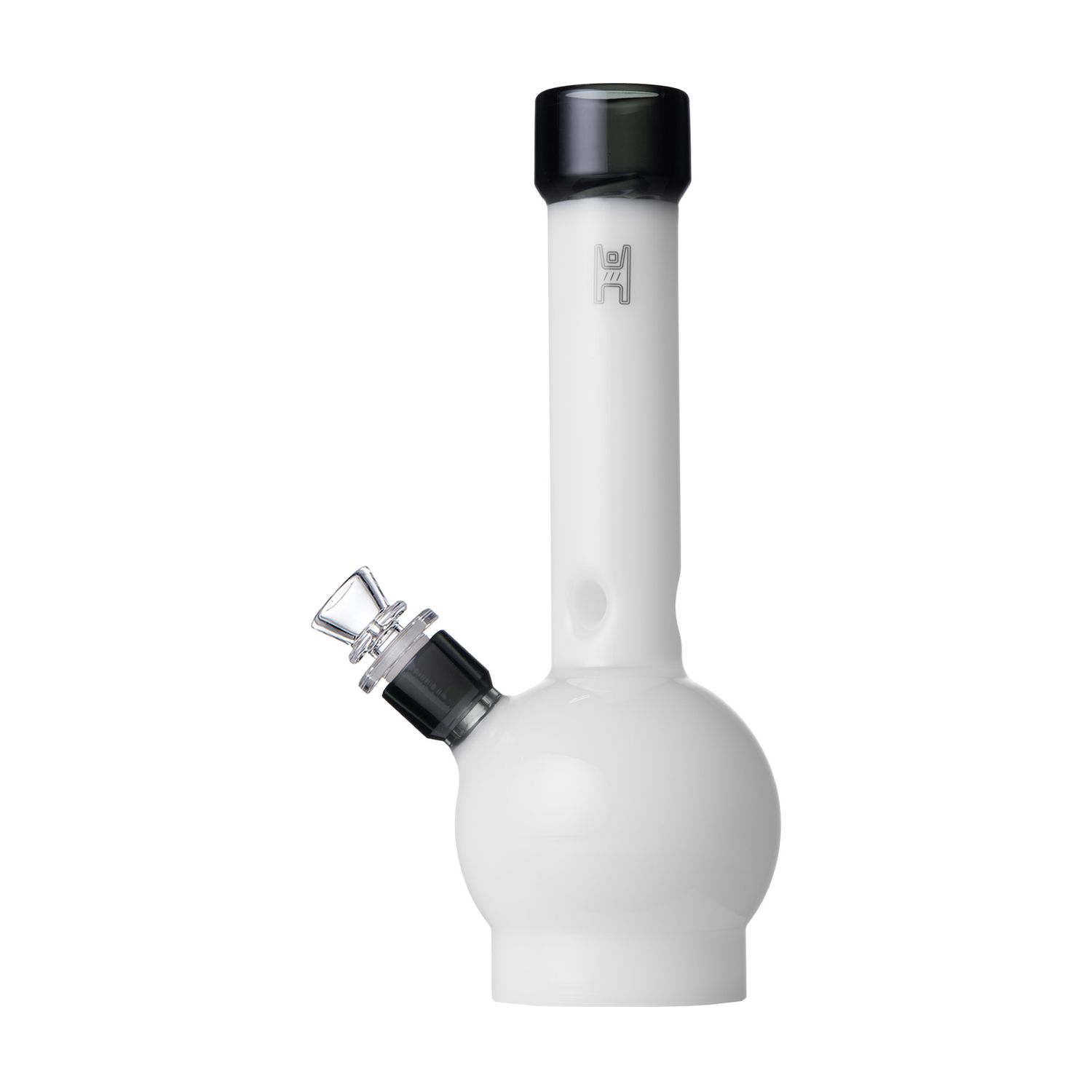 Human Grade 12” Ball Bong White/Black *ATX Only LC