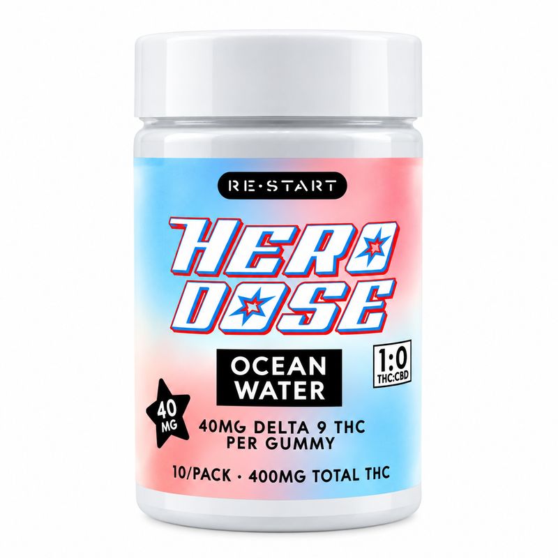 40MG THC Hero Dose Gummies - Coconut Limeade