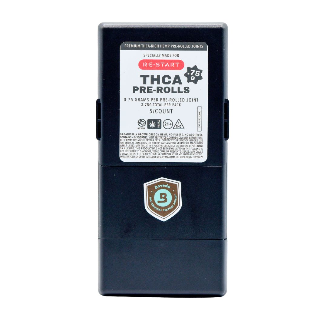Premium THCA Pre-Rolls (I) Black Ice.75G 5/pk Premium THCA Pre-Rolls (I) Black Ice.75G 5/pk