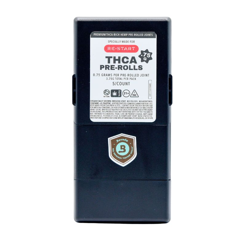 Premium THCA Pre-Rolls (I) Black Ice.75G 5/pk