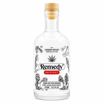 RESTART Remedy THC 10MG Infused Beverage  Unflavored No Sugar 375mL (8 servings)