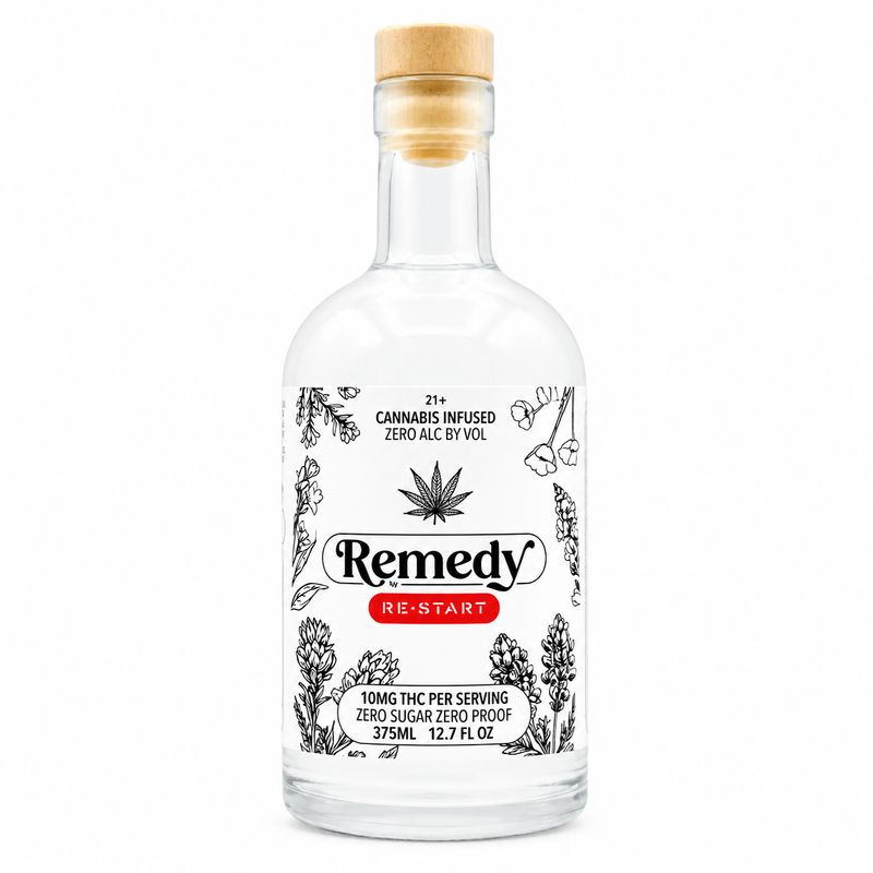 RESTART Remedy THC 10MG Infused Beverage  Unflavored No Sugar 375mL (8 servings)