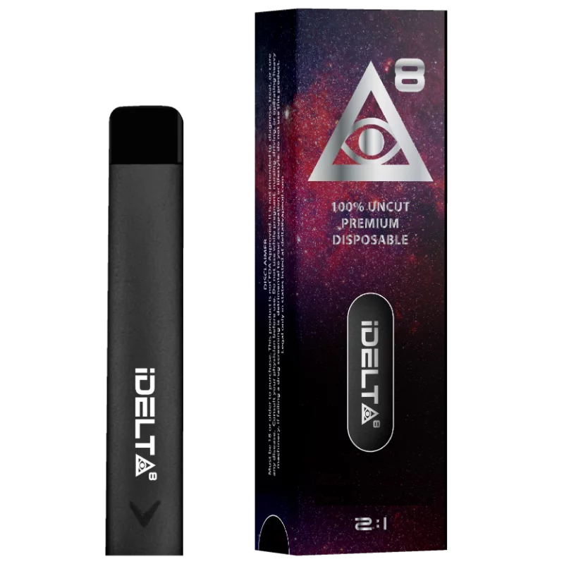 DROP SHIP: iDelta 8 Disposable Pen Silver + CBD 1:2 2mL