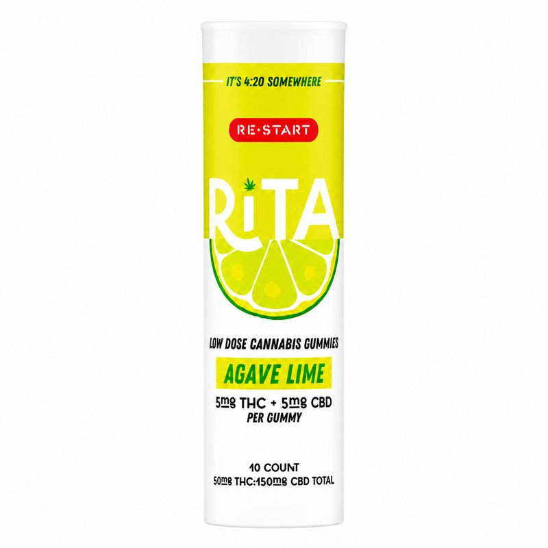 Rita THC:CBD 10MG Gummies - Agave Lime (1:1)