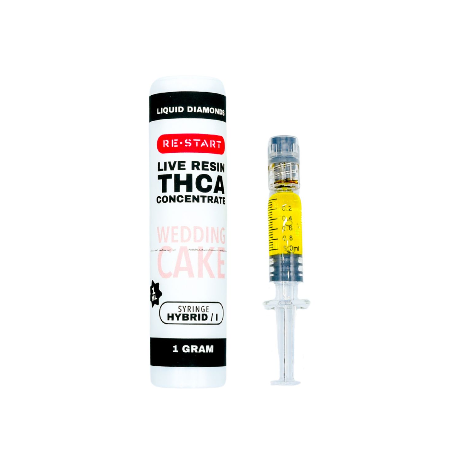THCA Dab Syringe Wedding Cake (H) Live Resin + Free Accessory, Size: 1ml/1G