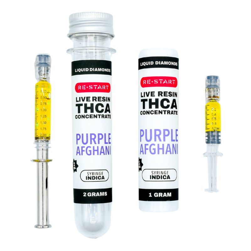 THCA Dab Syringe Purple Afghani (I) Live Resin