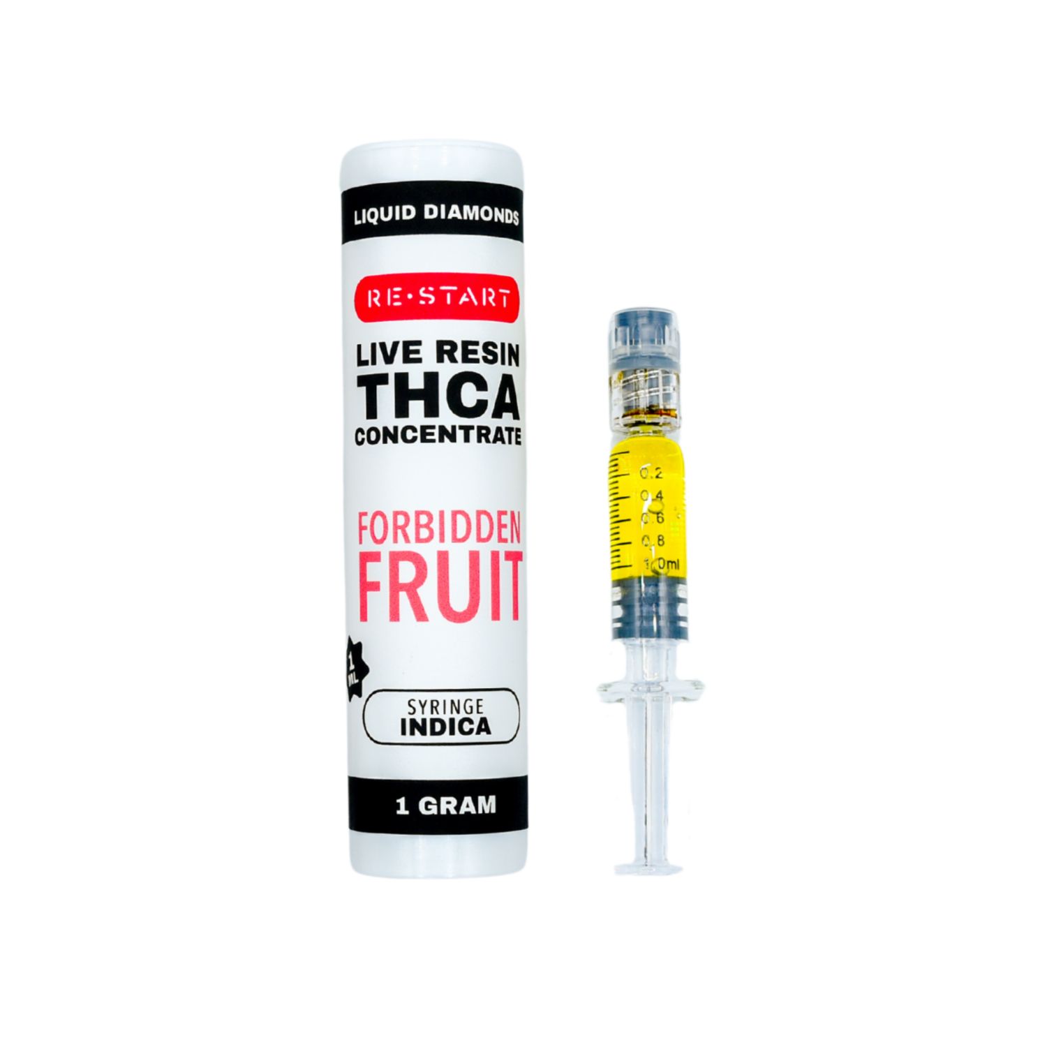 THCA Live Resin Dab Syringe (I) Forbidden Fruit + Free Accessory, Size: 1ml/1G (Reg. Price $45)