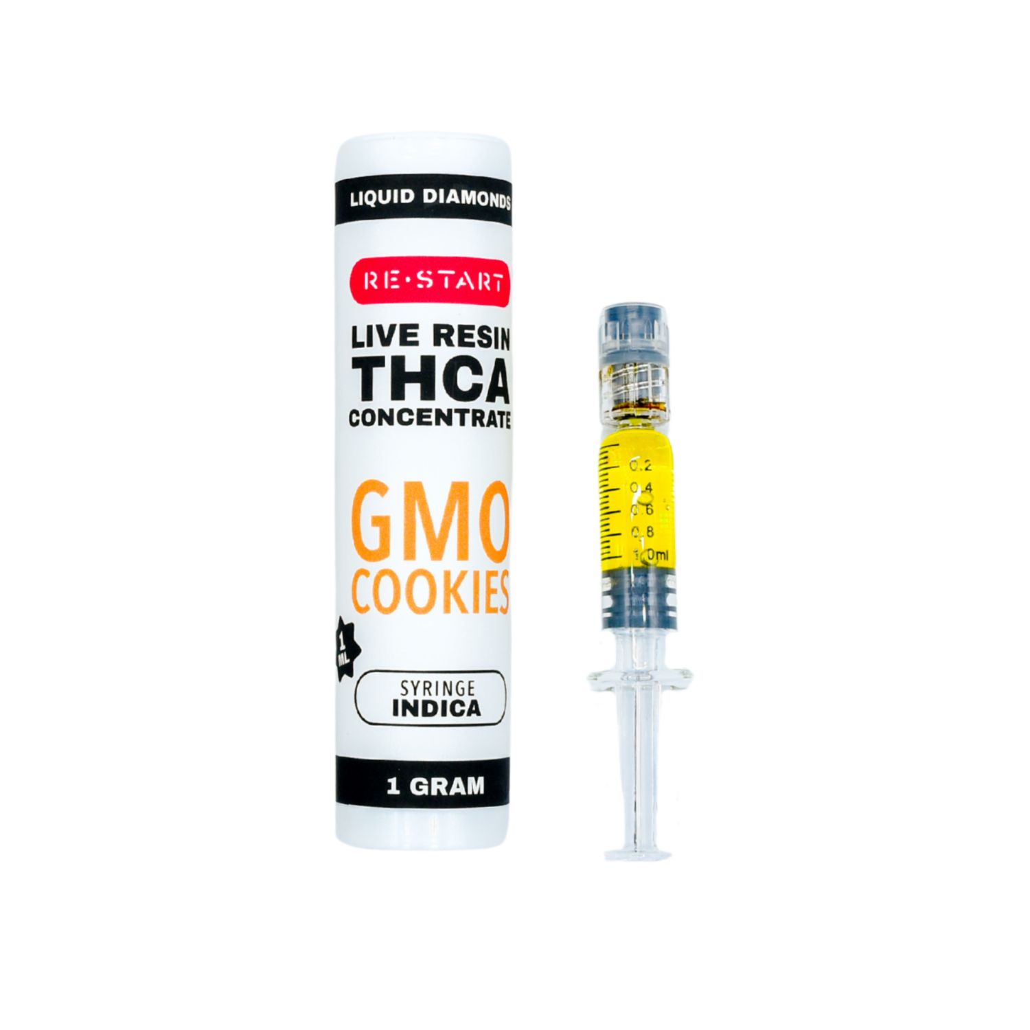THCA Live Resin Dab Syringe (I) GMO Cookies, Size: 1ml/1G (Reg. Price $50)