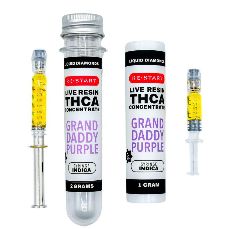 THCA Dab Syringe Granddaddy Purple (I) Live Resin