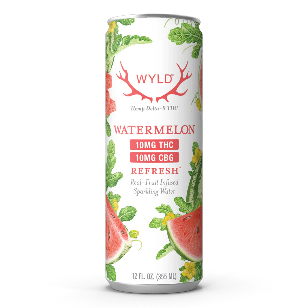 Wyld THC CBG 20mg Sparkling Water - Watermelon