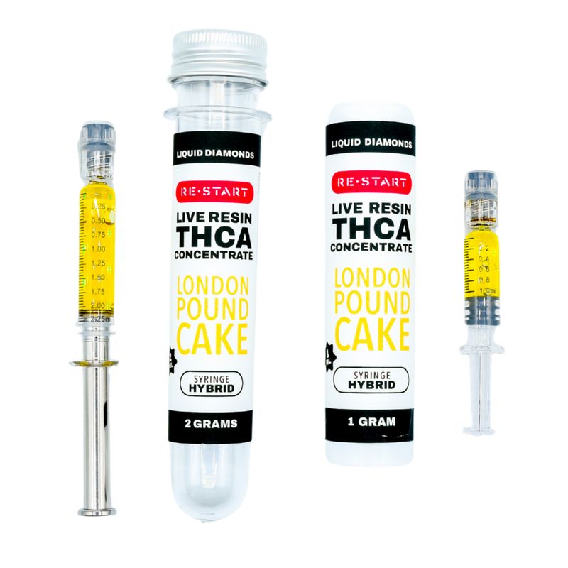 THCA Dab Syringe London Pound Cake (H) Live Resin *Free Accessory w/purchase