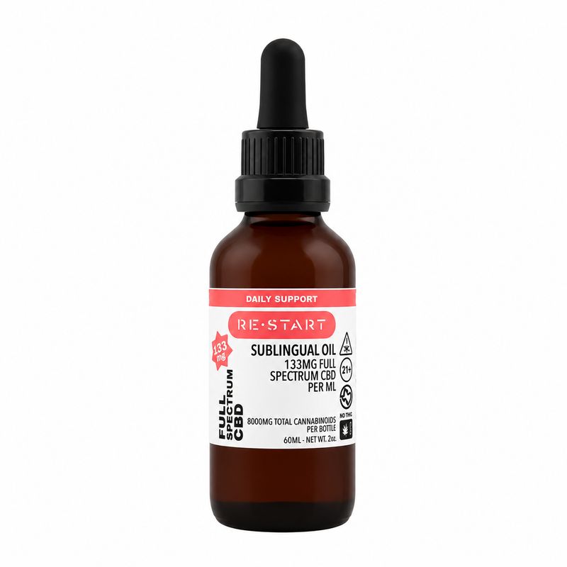 CBD Oil | Daily Support | Full Spectrum 60mL (8000mg) Online Only!