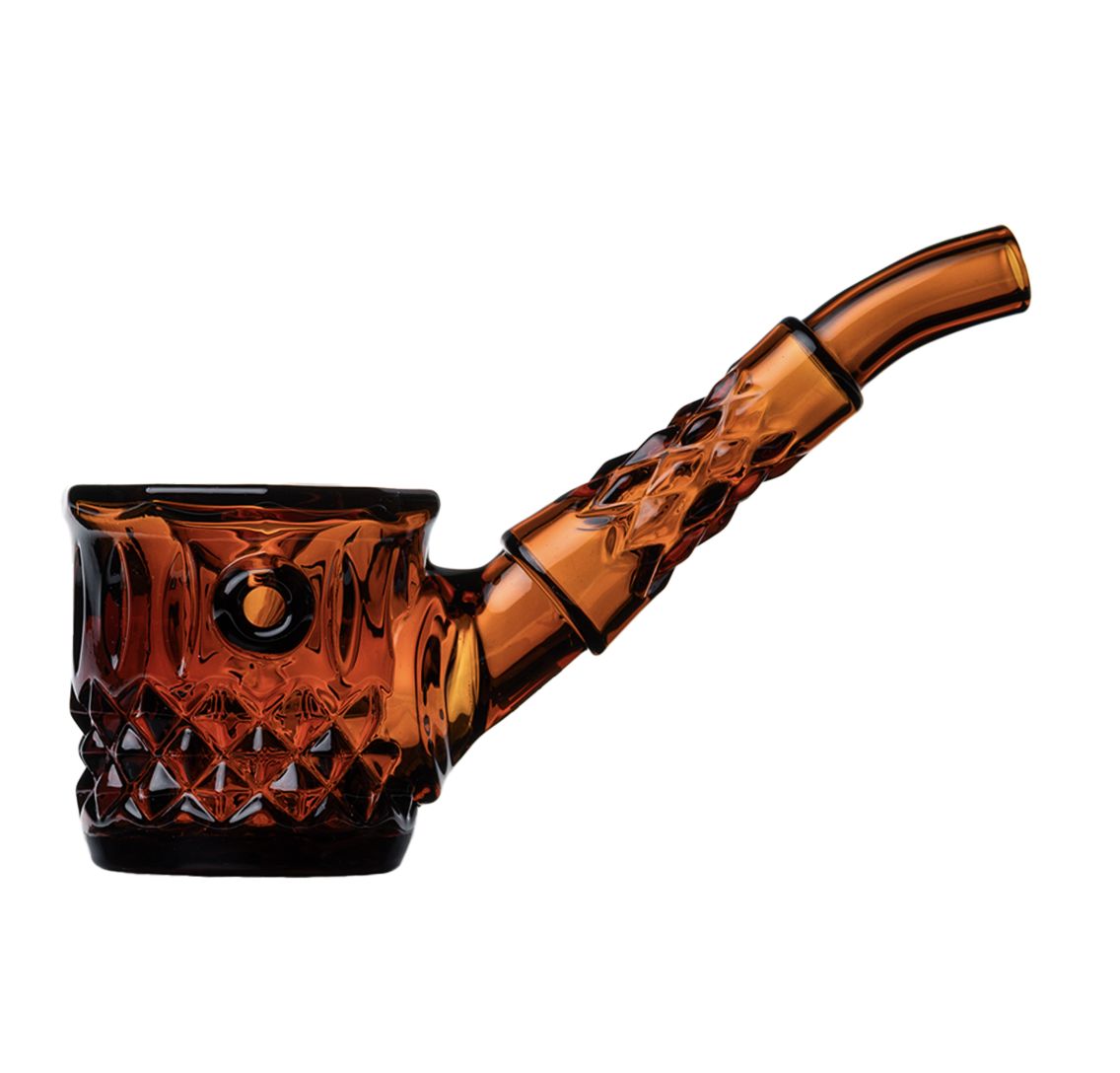 Highball Hand Pipe - NWTN, Color: Amber
