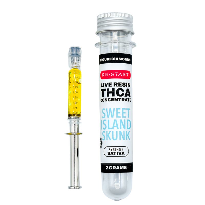THCA Live Resin Dab Syringe (S) Sweet Island Skunk + Free Accessory THCA Live Resin Dab Syringe (S) Sweet Island Skunk + Free Accessory