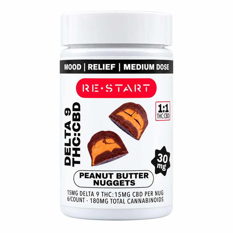 30MG THC:CBD Peanut Butter Nugs