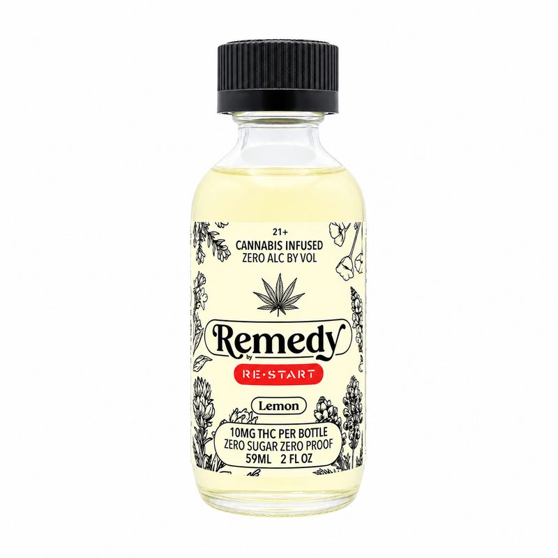 RESTART Remedy THC 10MG Infused Beverage Sugar Free Lemon 60mL