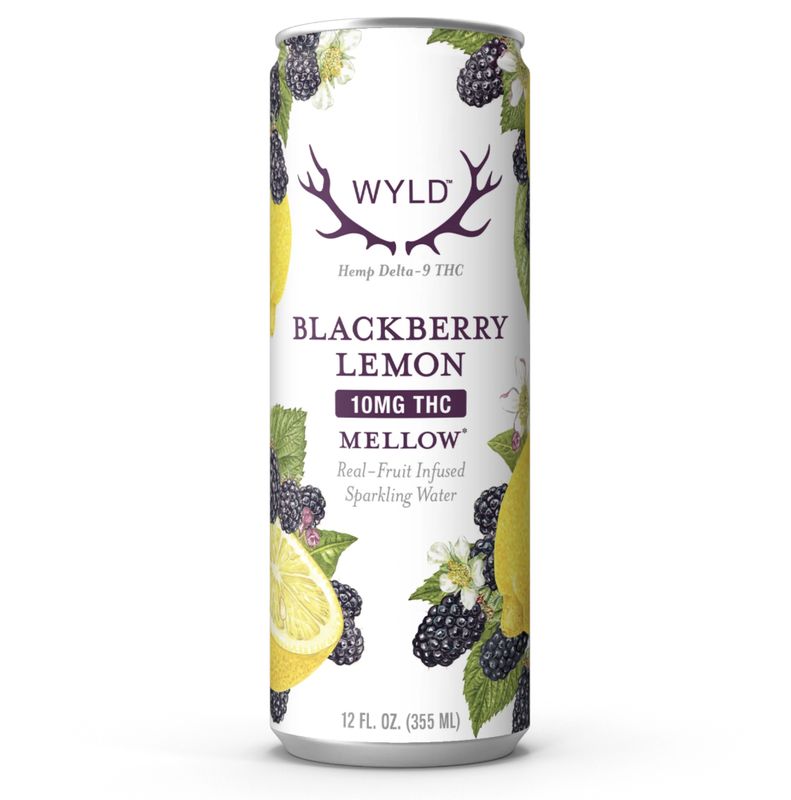 Wyld 10MG THC Raspberry Lime Sparkling Water*