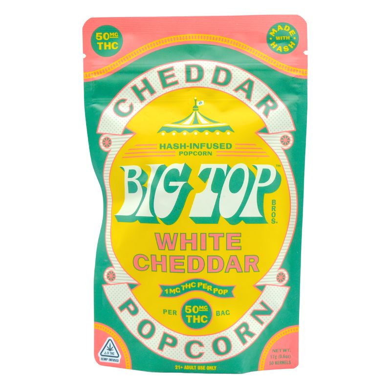 Hash Infused Delta 9 THC Big Top Popcorn