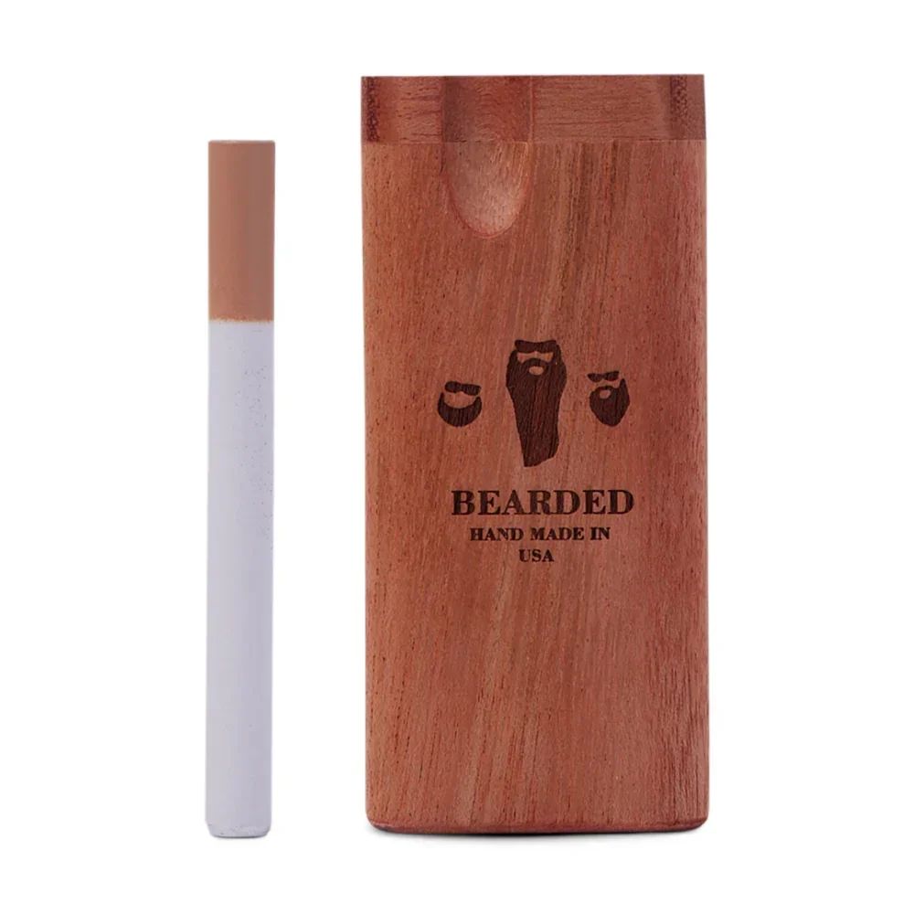 Bearded Classic Wooden Dugout - African Mahogany