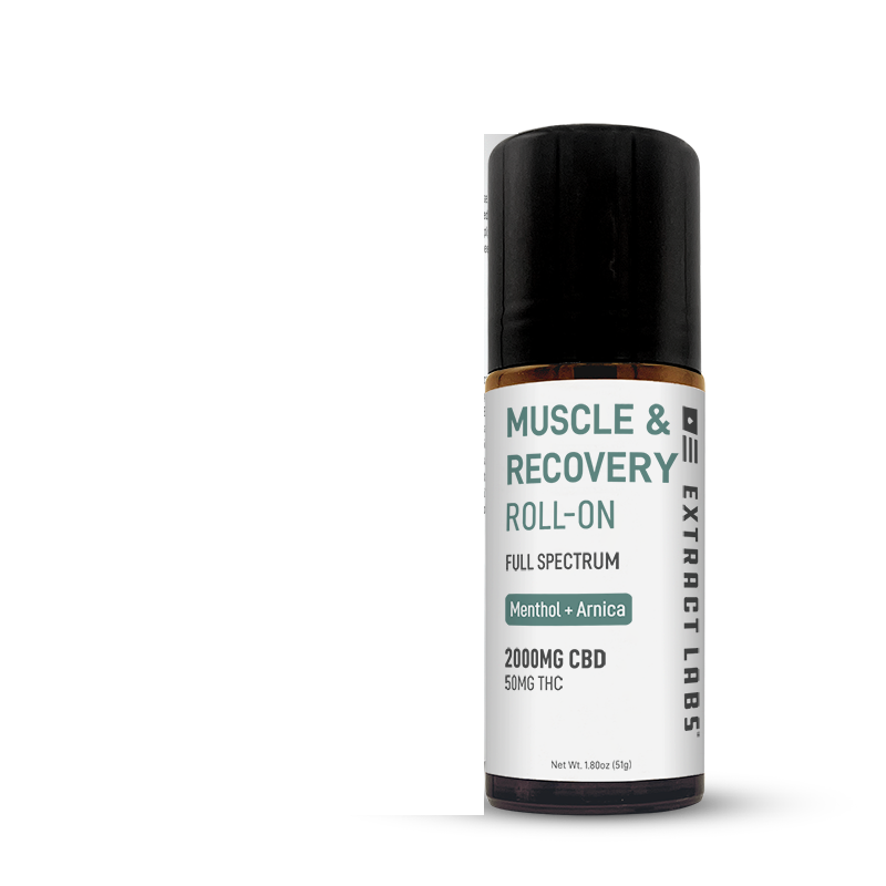 CBD Muscle &amp; Recovery Topical Roll-On 2000MG