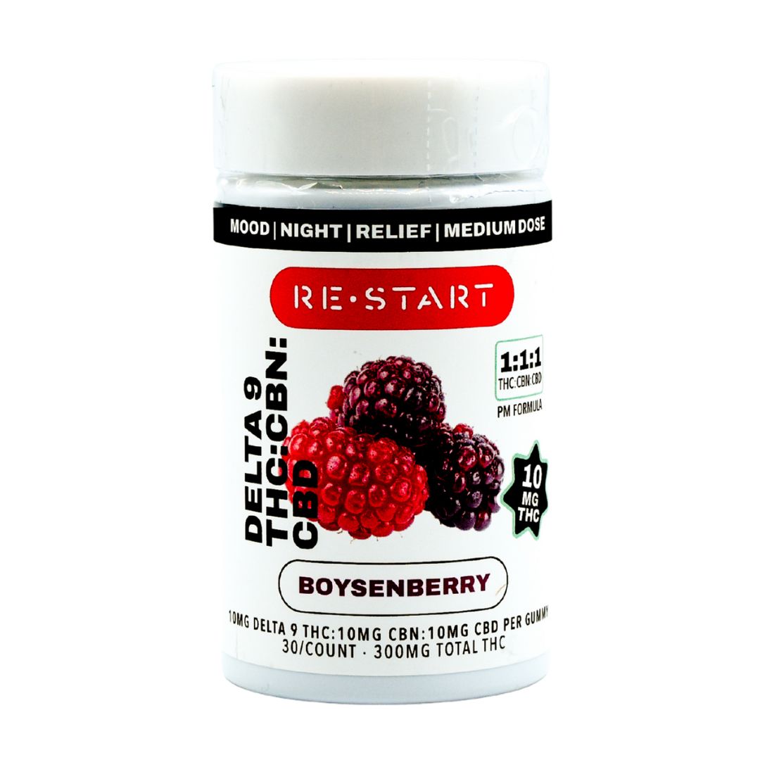 THC CBN CBD Gummies 30mg Boysenberry *Special Buy