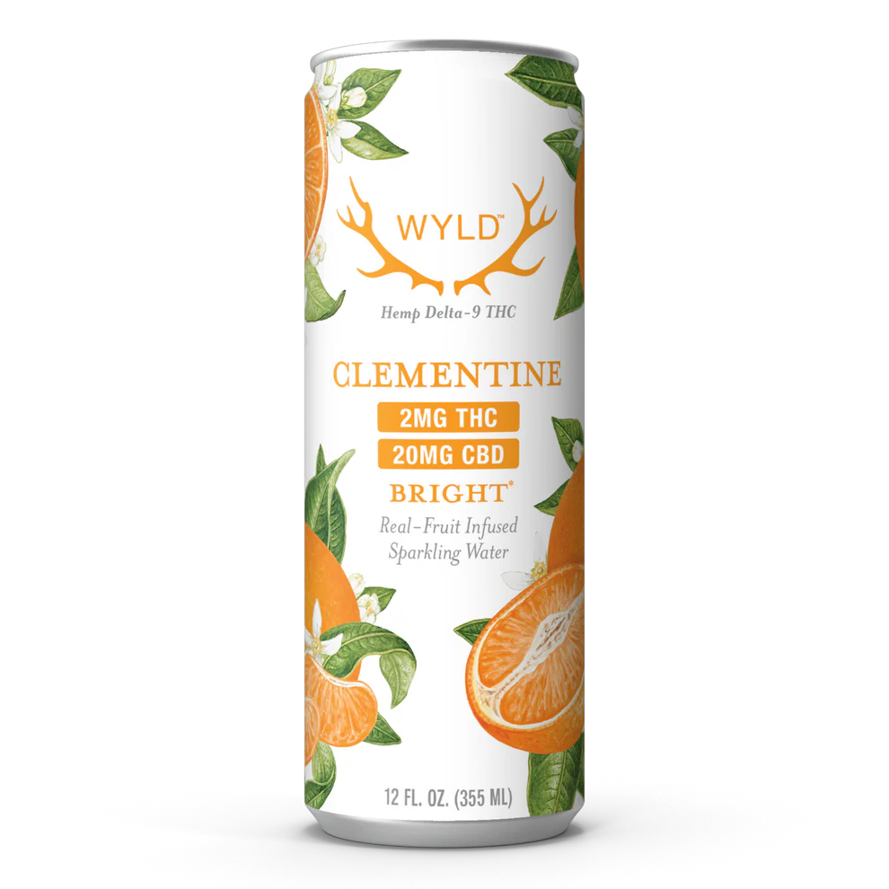 Wyld THC CBD 22mg Sparkling Water - Clementine (1:10) Wyld THC CBD 22mg Sparkling Water - Clementine (1:10)