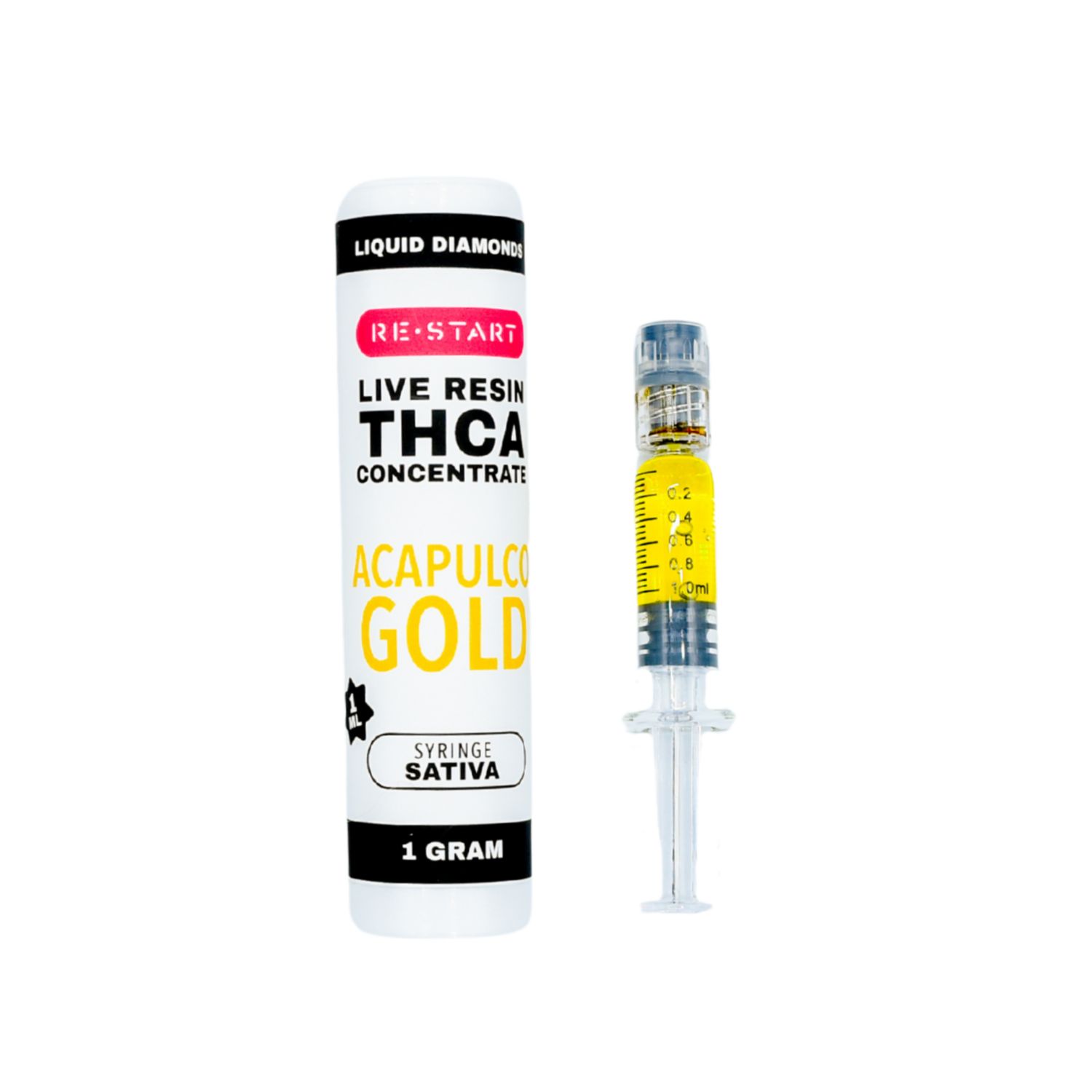 THCA Dab Syringe Acapulco Gold (S) Live Resin, Count: 1mL