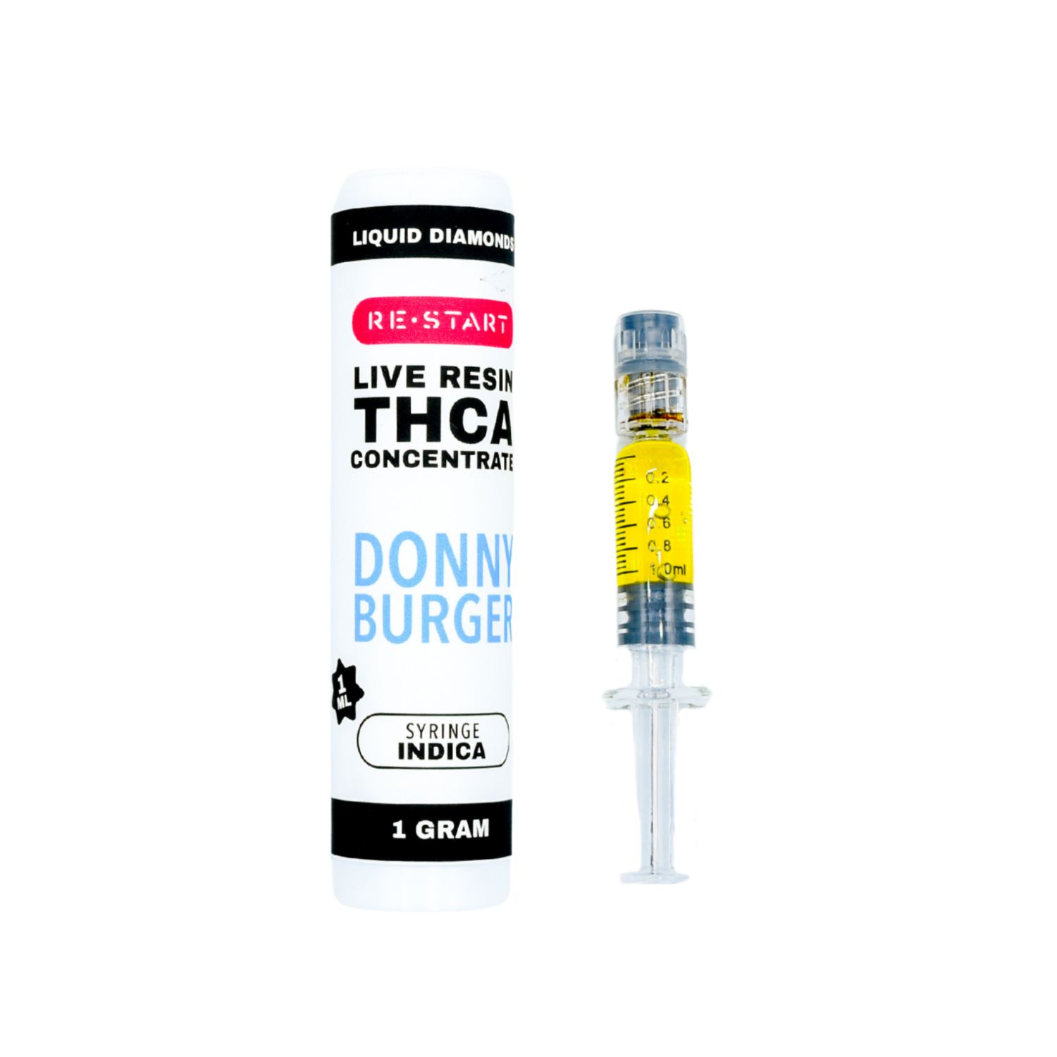 THCA Dab Syringe Donny Burger (I) Live Resin + Free Accessory, Size: 1ml/1G