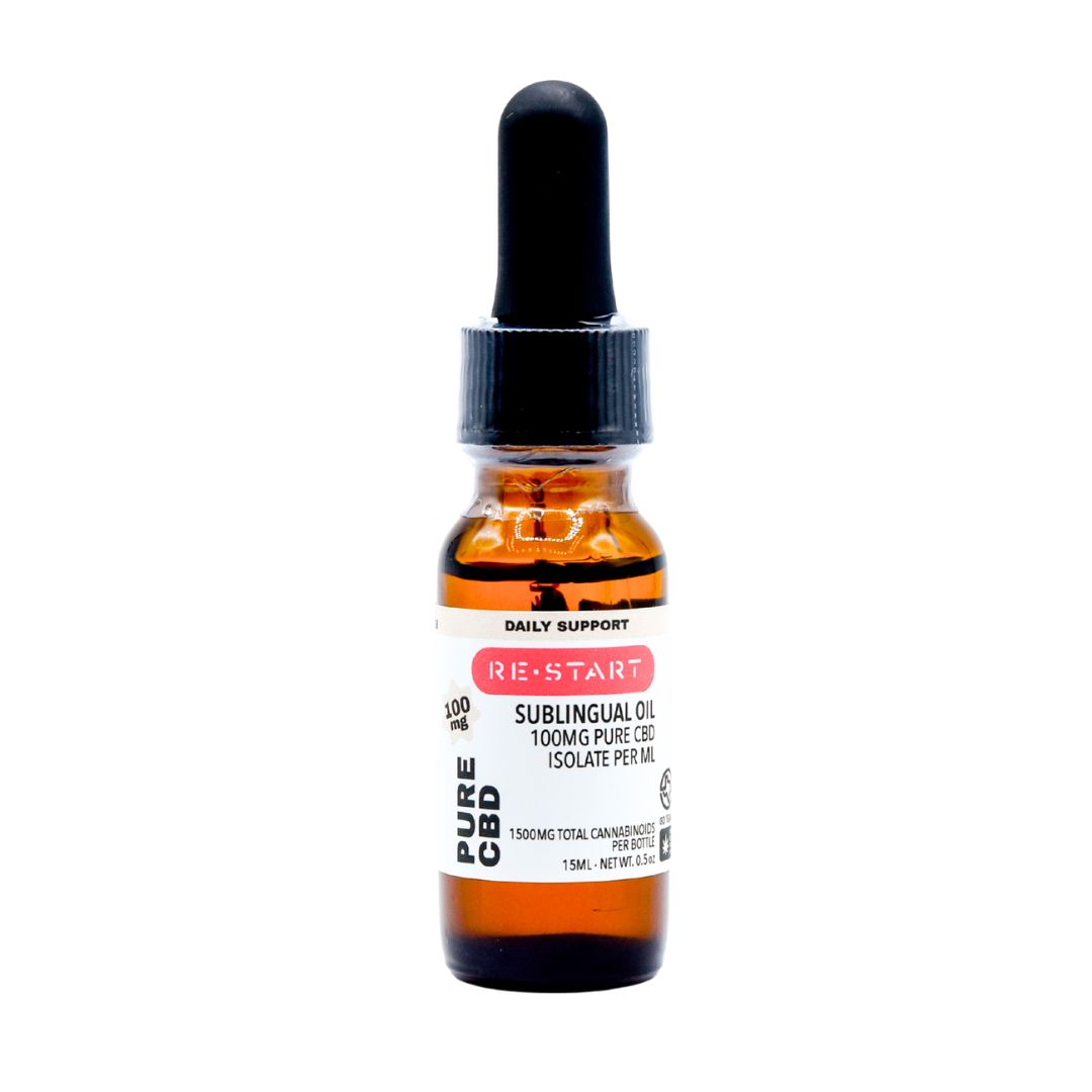 CBD Oil | Daily Support  15mL Travel Size Zero THC *Onlne Only