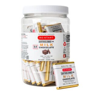 Delta 9 THC CBD 30MG Milk Chocolate Minis 30-ct (1:1)