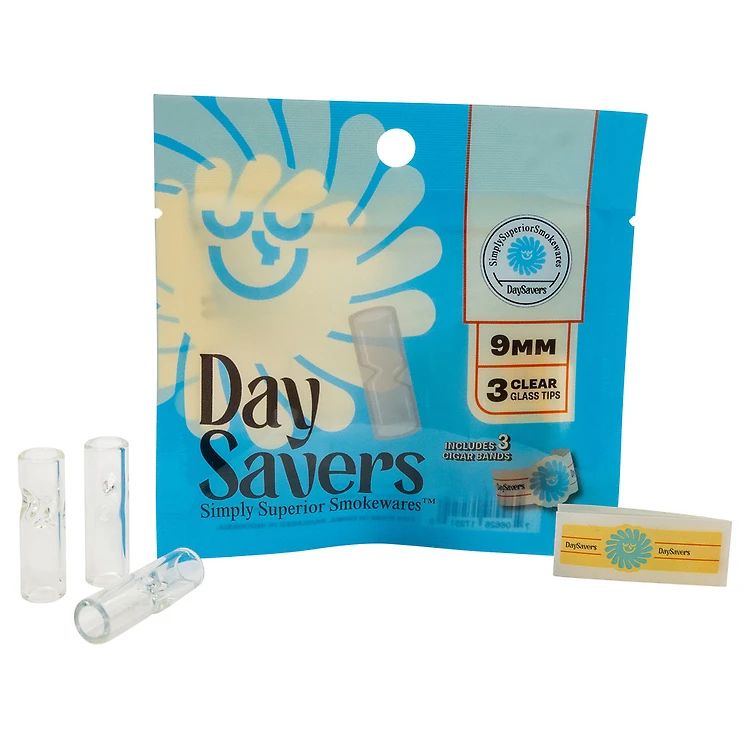 DaySavers 9mm Glass FilterTips 3/pk