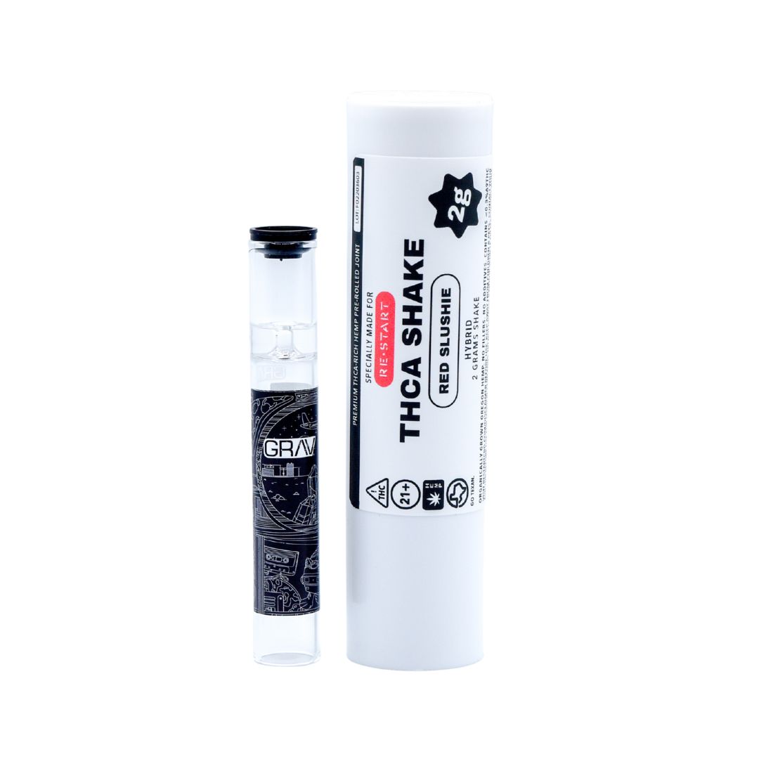 THCA Flower Shake 2G (H) Red Slushie + GRAV Taster